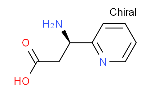 CAS No. 149196-86-1, (R)-3-Amino-3-(pyridin-2-yl)propanoic acid
