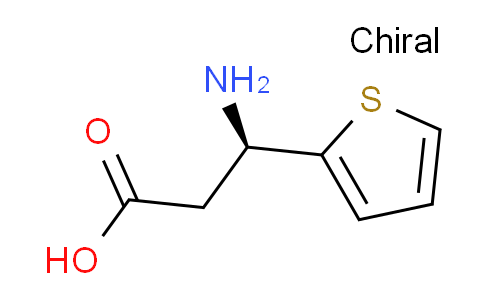 CAS No. 73495-10-0, (R)-3-Amino-3-(thiophen-2-yl)propanoic acid