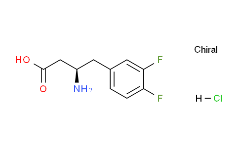 CAS No. 332061-68-4, (R)-3-Amino-4-(3,4-difluorophenyl)butanoic acid hydrochloride