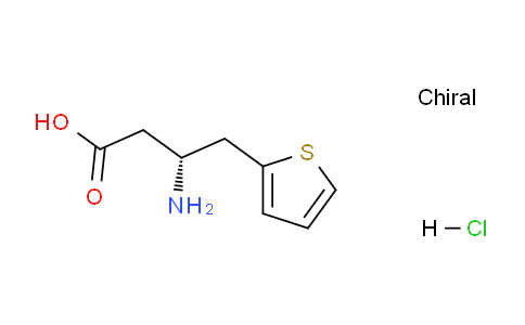 CAS No. 332061-91-3, (R)-3-Amino-4-(thiophen-2-yl)butanoic acid hydrochloride