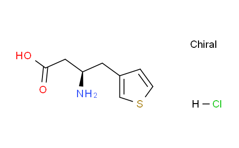 CAS No. 332061-93-5, (R)-3-Amino-4-(thiophen-3-yl)butanoic acid hydrochloride