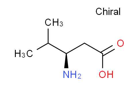 CAS No. 75992-50-6, (R)-3-Amino-4-methylpentanoic acid