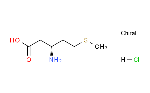 CAS No. 336182-07-1, (R)-3-Amino-5-(methylthio)pentanoic acid hydrochloride