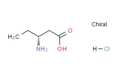 CAS No. 952650-02-1, (R)-3-Aminopentanoic acid hydrochloride