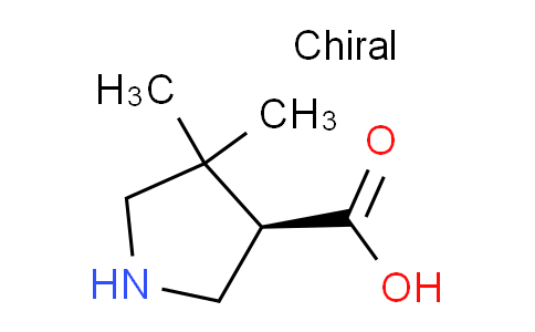 CAS No. 1314999-39-7, (R)-4,4-Dimethylpyrrolidine-3-carboxylic acid