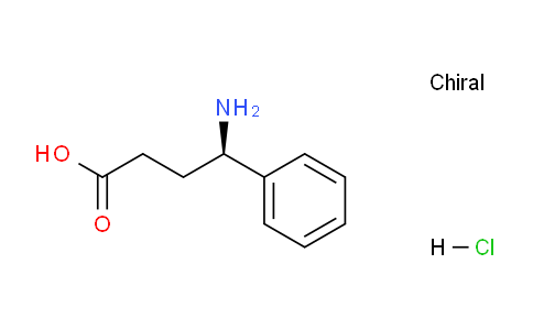 CAS No. 1010129-08-4, (R)-4-Amino-4-phenylbutanoic acid hydrochloride