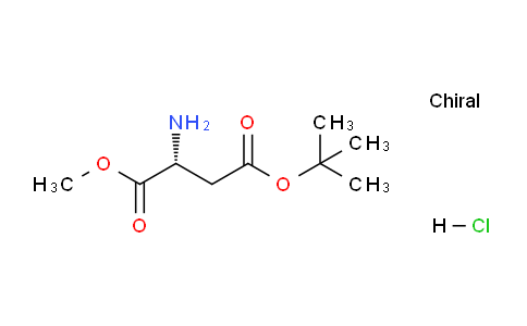 CAS No. 63329-02-2, (R)-4-tert-Butyl 1-methyl 2-aminosuccinate hydrochloride