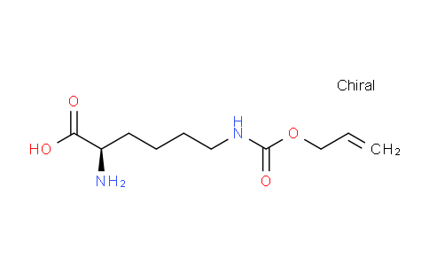 CAS No. 274260-42-3, (R)-6-(((Allyloxy)carbonyl)amino)-2-aminohexanoic acid