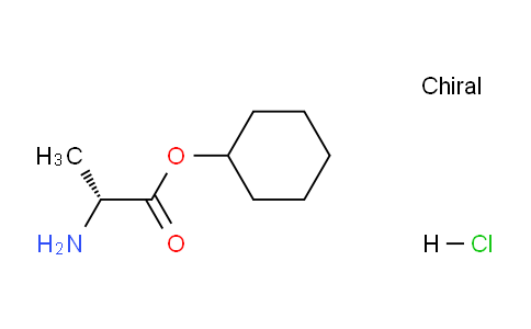 CAS No. 2053427-31-7, (R)-Cyclohexyl 2-aminopropanoate hydrochloride