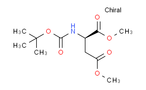 CAS No. 130622-08-1, (R)-Dimethyl 2-((tert-butoxycarbonyl)amino)succinate
