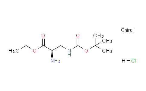 CAS No. 1384268-52-3, (R)-Ethyl 2-amino-3-((tert-butoxycarbonyl)amino)propanoate hydrochloride