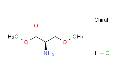 CAS No. 1800300-79-1, (R)-Methyl 2-amino-3-methoxypropanoate hydrochloride