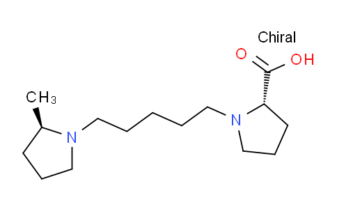 CAS No. 1820575-05-0, (S)-1-(5-((R)-2-Methylpyrrolidin-1-yl)pentyl)pyrrolidine-2-carboxylic acid