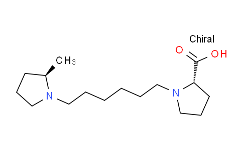 CAS No. 1820570-83-9, (S)-1-(6-((R)-2-Methylpyrrolidin-1-yl)hexyl)pyrrolidine-2-carboxylic acid