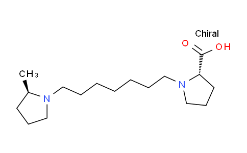 CAS No. 1820575-06-1, (S)-1-(7-((R)-2-Methylpyrrolidin-1-yl)heptyl)pyrrolidine-2-carboxylic acid