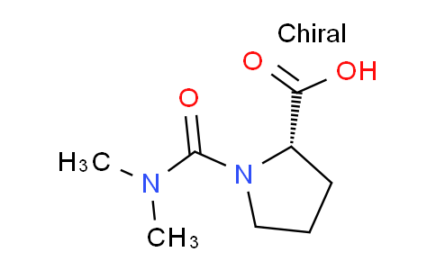 CAS No. 1305322-88-6, (S)-1-(Dimethylcarbamoyl)pyrrolidine-2-carboxylic acid