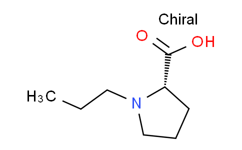CAS No. 101253-30-9, (S)-1-Propylpyrrolidine-2-carboxylic acid