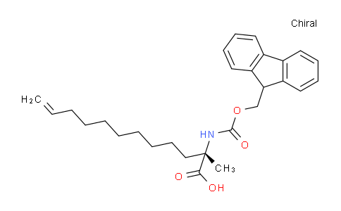CAS No. 1640968-91-7, (S)-2-((((9H-Fluoren-9-yl)methoxy)carbonyl)amino)-2-methyldodec-11-enoic acid