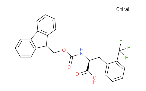 CAS No. 352523-16-1, (S)-2-((((9H-Fluoren-9-yl)methoxy)carbonyl)amino)-3-(2-(trifluoromethyl)phenyl)propanoic acid