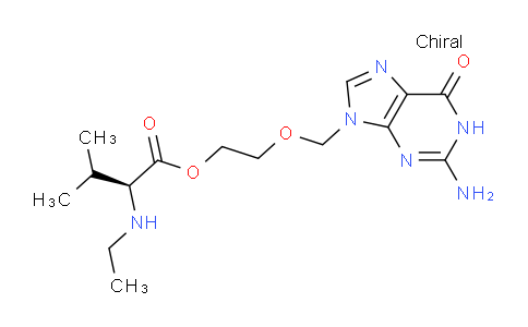 CAS No. 1346747-69-0, (S)-2-((2-Amino-6-oxo-1H-purin-9(6H)-yl)methoxy)ethyl 2-(ethylamino)-3-methylbutanoate