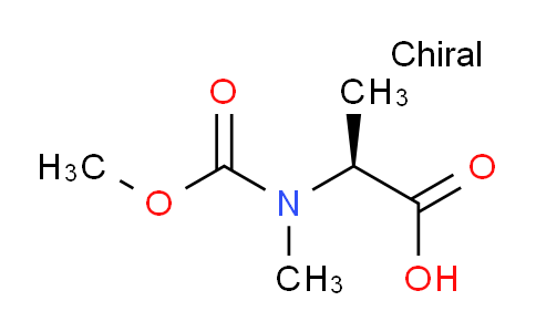 CAS No. 1085528-19-3, (S)-2-((Methoxycarbonyl)(methyl)amino)propanoic acid