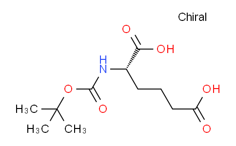 CAS No. 77302-72-8, (S)-2-((tert-Butoxycarbonyl)amino)hexanedioic acid