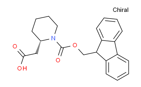 CAS No. 193693-62-8, (S)-2-(1-(((9H-Fluoren-9-yl)methoxy)carbonyl)piperidin-2-yl)acetic acid