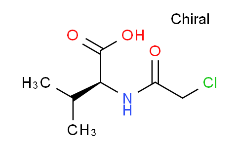 CAS No. 2279-16-5, (S)-2-(2-Chloroacetamido)-3-methylbutanoic acid