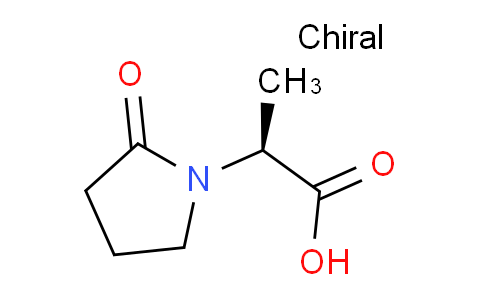 CAS No. 96219-55-5, (S)-2-(2-Oxopyrrolidin-1-yl)propanoic acid