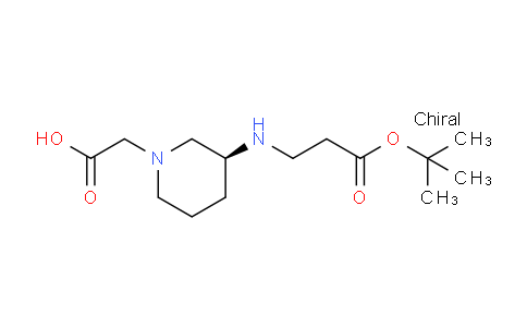 CAS No. 1353995-41-1, (S)-2-(3-((3-(tert-Butoxy)-3-oxopropyl)amino)piperidin-1-yl)acetic acid