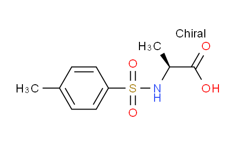 CAS No. 21957-58-4, (S)-2-(4-Methylphenylsulfonamido)propanoic acid