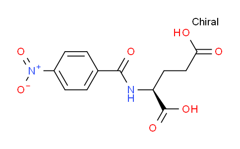 CAS No. 6758-40-3, (S)-2-(4-Nitrobenzamido)pentanedioic acid