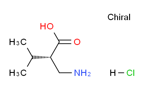 CAS No. 925704-47-8, (S)-2-(Aminomethyl)-3-methylbutanoic acid hydrochloride