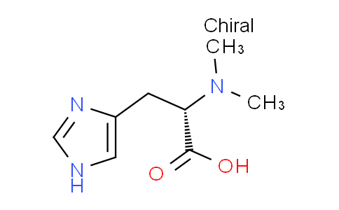 CAS No. 24940-57-6, (S)-2-(Dimethylamino)-3-(1H-imidazol-4-yl)propanoic acid