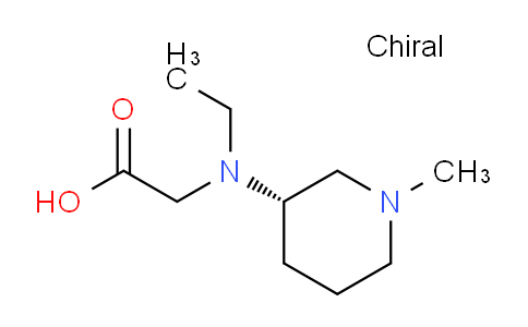 CAS No. 1354008-21-1, (S)-2-(Ethyl(1-methylpiperidin-3-yl)amino)acetic acid