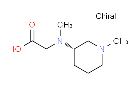 CAS No. 1354002-73-5, (S)-2-(Methyl(1-methylpiperidin-3-yl)amino)acetic acid