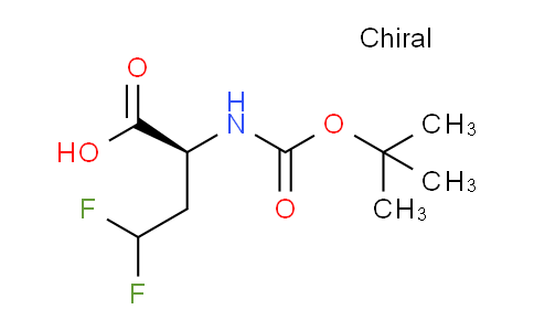 CAS No. 467442-20-2, (S)-2-(tert-Butoxycarbonylamino)-4,4-difluorobutanoic acid