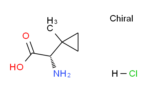 CAS No. 1523541-83-4, (S)-2-Amino-2-(1-methylcyclopropyl)acetic acid hydrochloride