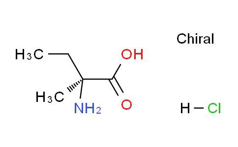 CAS No. 43177-22-6, (S)-2-Amino-2-methylbutanoic acid hydrochloride