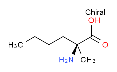 CAS No. 105815-96-1, (S)-2-Amino-2-methylhexanoic acid