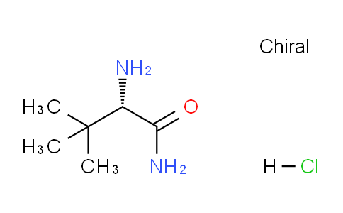 CAS No. 75158-12-2, (S)-2-Amino-3,3-dimethylbutanamide hydrochloride