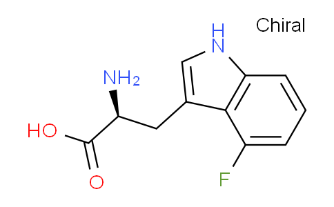 CAS No. 106034-22-4, (S)-2-Amino-3-(4-fluoro-1H-indol-3-yl)propanoic acid
