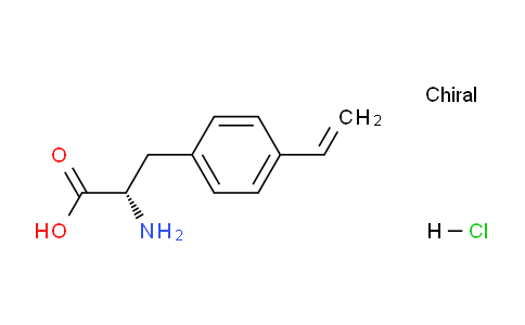 CAS No. 1810074-65-7, (S)-2-Amino-3-(4-vinylphenyl)propanoic acid hydrochloride