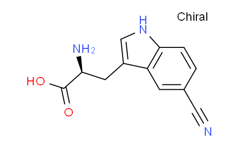 CAS No. 139393-02-5, (S)-2-Amino-3-(5-cyano-1H-indol-3-yl)propanoic acid