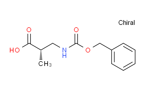 CAS No. 637337-65-6, (S)-3-(((Benzyloxy)carbonyl)amino)-2-methylpropanoic acid