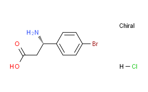 CAS No. 930769-56-5, (S)-3-Amino-3-(4-bromophenyl)propanoic acid hydrochloride