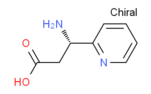 CAS No. 149196-85-0, (S)-3-Amino-3-(pyridin-2-yl)propanoic acid
