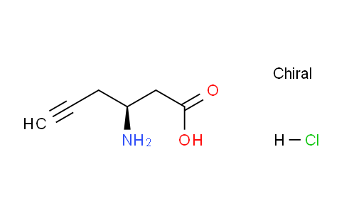 CAS No. 332064-85-4, (S)-3-Aminohex-5-ynoic acid hydrochloride