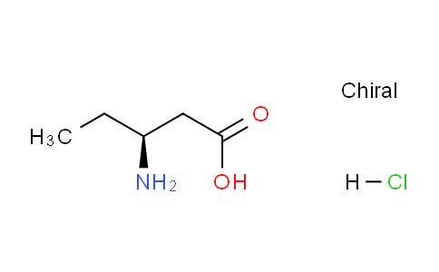CAS No. 2044705-61-3, (S)-3-Aminopentanoic acid hydrochloride