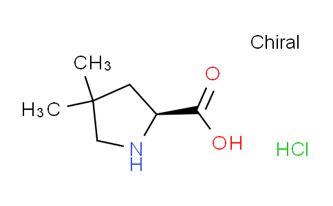 CAS No. 1443252-76-3, (S)-4,4-Dimethylpyrrolidine-2-carboxylic acid hydrochloride